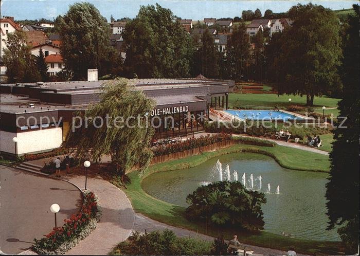 Bad Salzschlirf Sole Hallenbad Teich Freibad