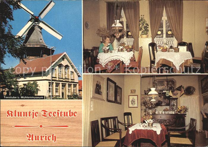 Aurich Ostfriesland Kluntje Teestube Muehlenmuseum