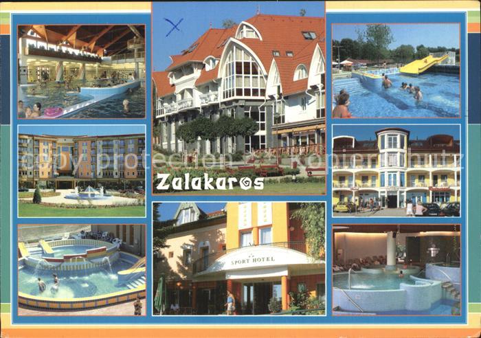 Zalakaros Sporthotel Hallen und Freibad Brunnen