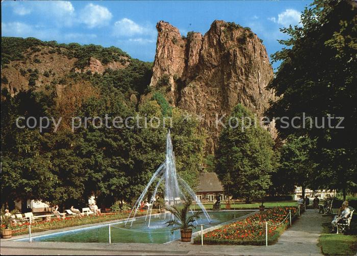 Bad Muenster Stein Ebernburg Kurpark Fontaene