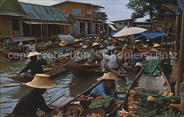 Thailand Wad Sai Floating Market Dhonburi