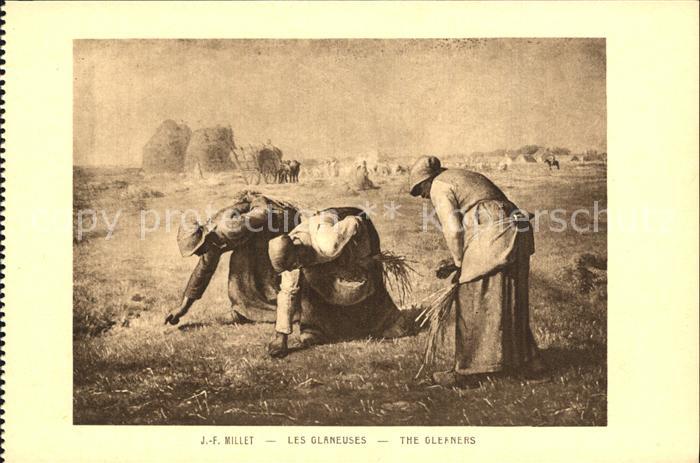 Millet Jean-Francois Les Glaneuses