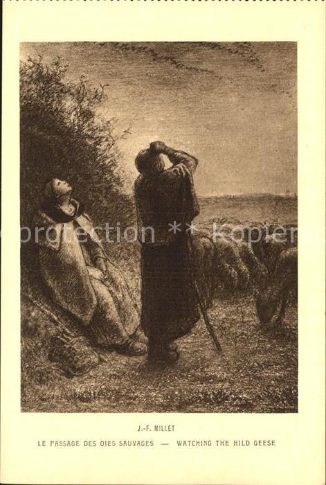 Millet Jean-Francois Le Passage des Oies Sauvages