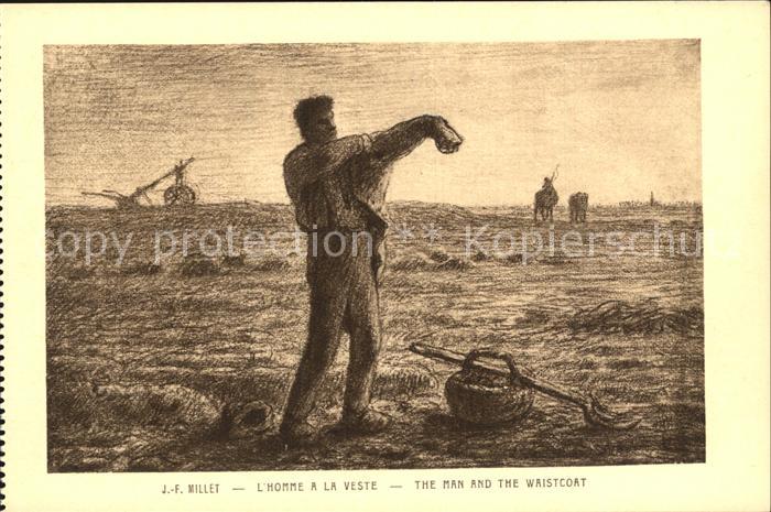 Millet Jean-Francois l_Homme a la Veste