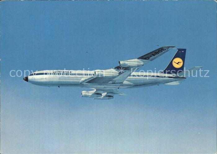 Lufthansa Boeing 707 Intercontinental Jet