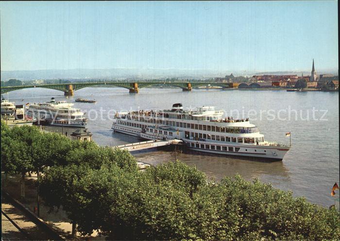 Schiffe Ships Navires Mainz am Rhein