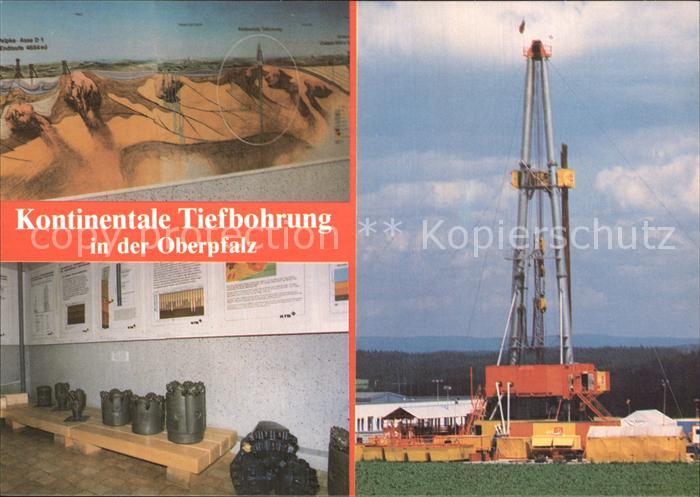 Bergbau Mining Kontinentale Tiefbohrung Oberpfalz Bohr