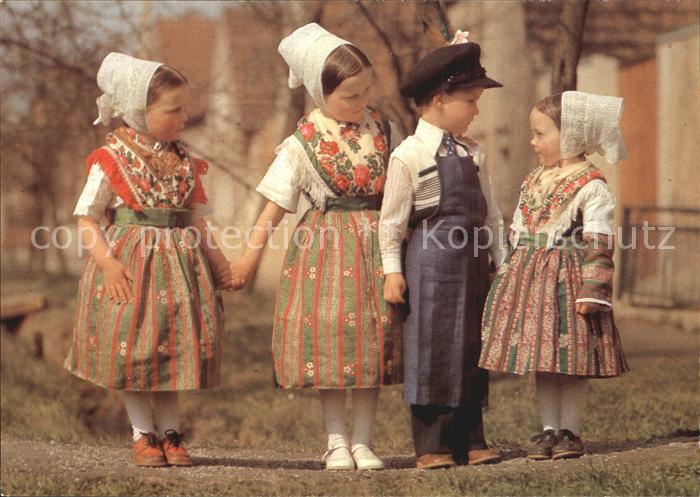 Trachten Hoyerswerda Sorbische Kinder