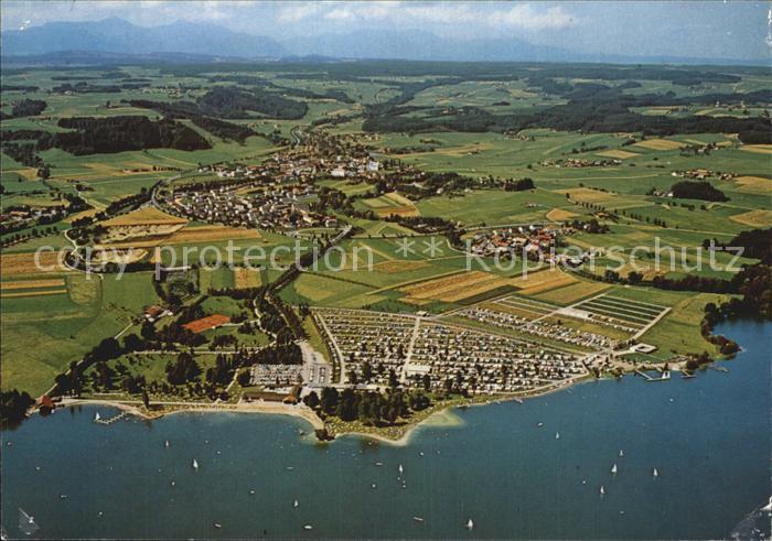 Waging See Fliegeraufnahme mit See Kurhaus