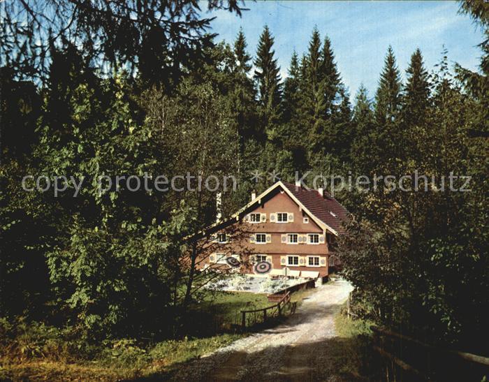 Scheidegg Allgaeu Waldgasthof Ruehmuehle
