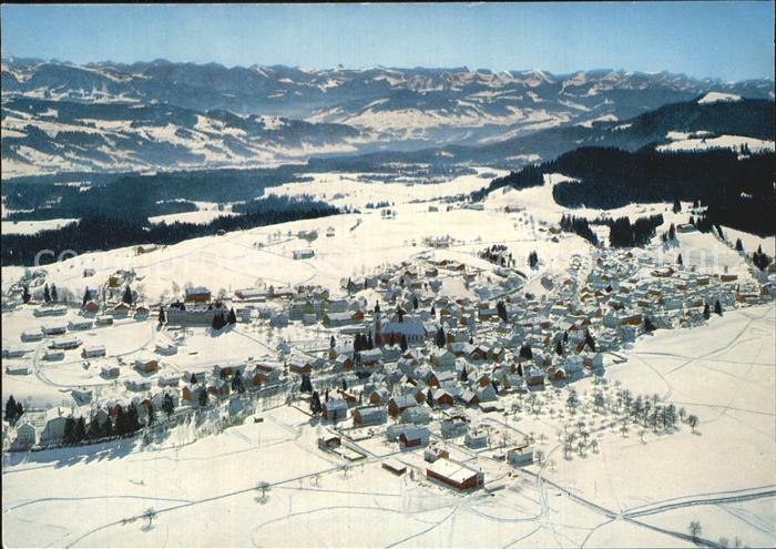 Scheidegg Allgaeu Fliegeraufnahme