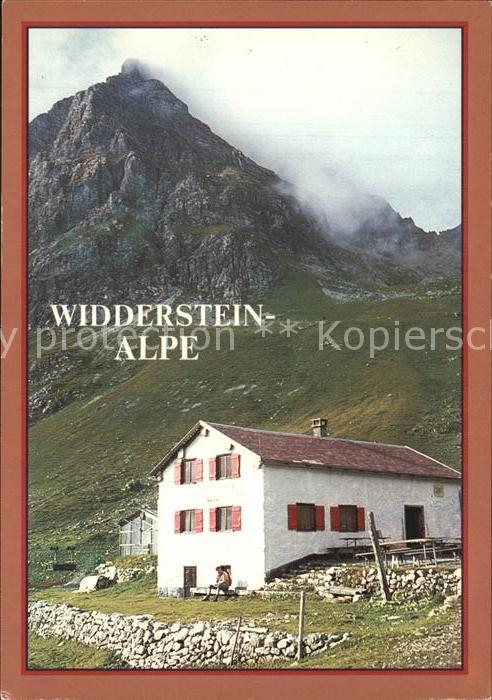 Widdersteinhuette mit Gipfel