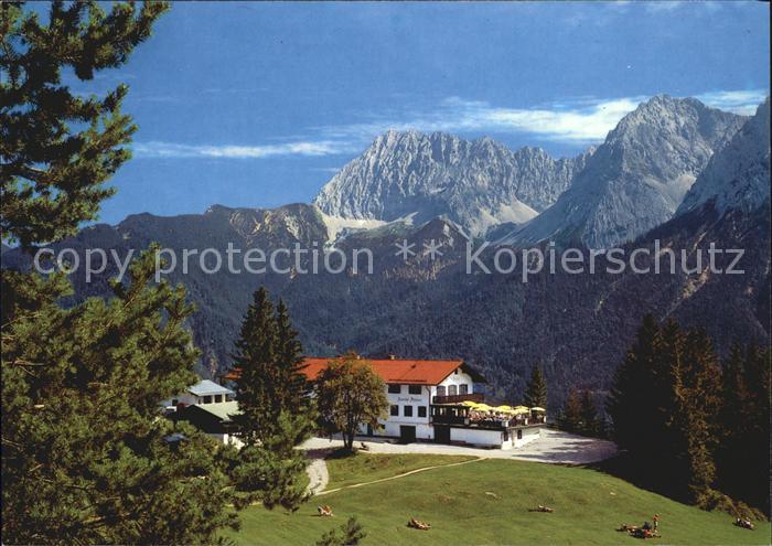 Mittenwald Bayern Kranzberg Restaurant St. Anton