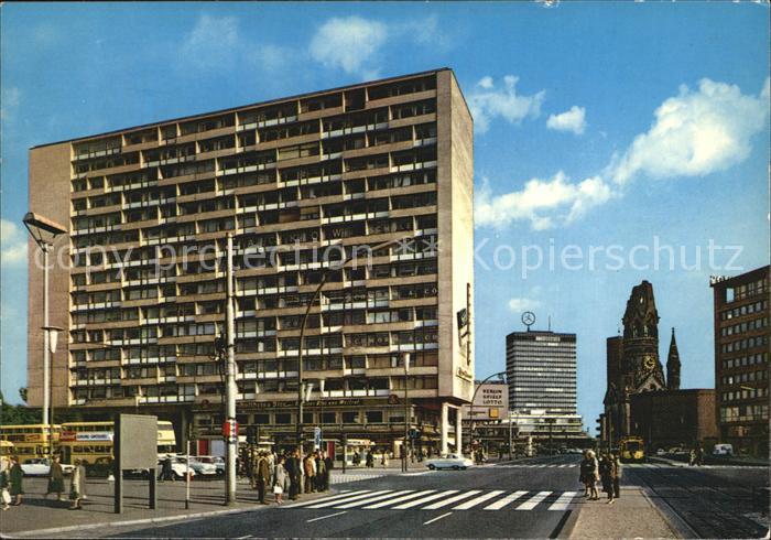 BERLIN  CITY Hardenbergstrasse mit DOB-Hochhaus Gedaechtniskirche