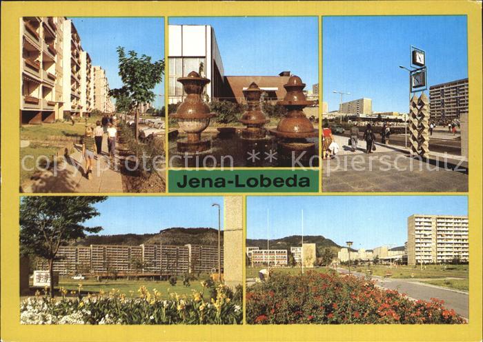 Jena Thueringen Lobeda Markt Kulturhaus Karl-Marx-Allee