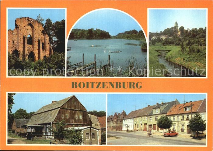 Boitzenburg Klosterruine Haussee Klostermuehle August-Bebel-Strasse