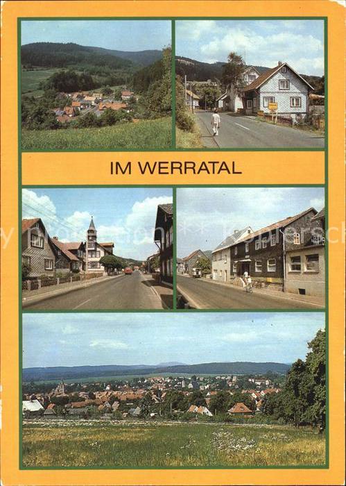 Thueringen Region im Werratal