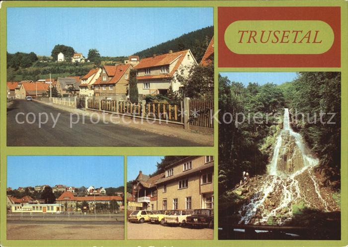 Trusetal Eisensteinstrasse Wasserfall