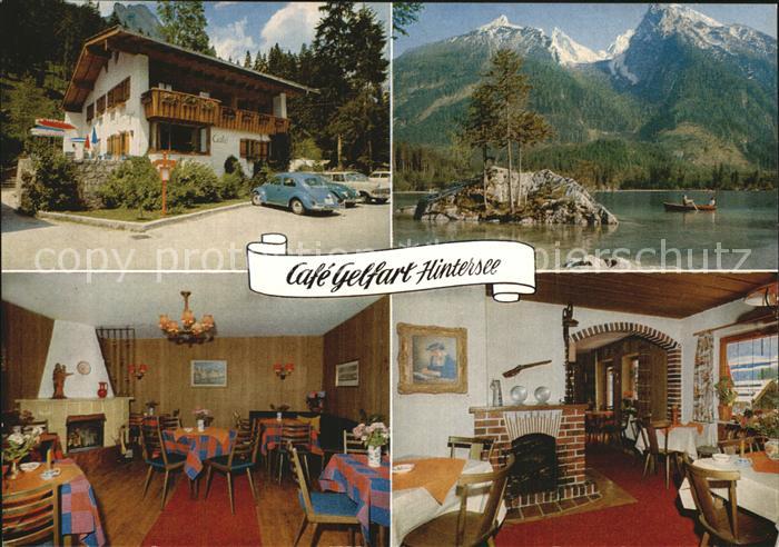 Hintersee Berchtesgaden Cafe Gelfart