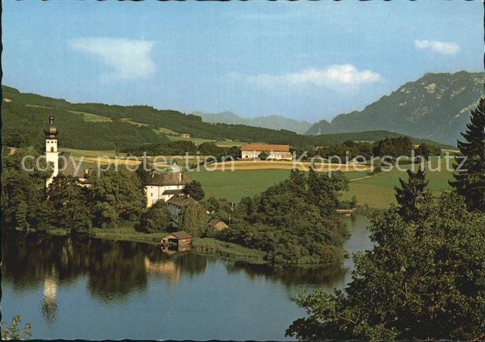 Untersberg Kloster Hoegelwoerth mit Dachstein