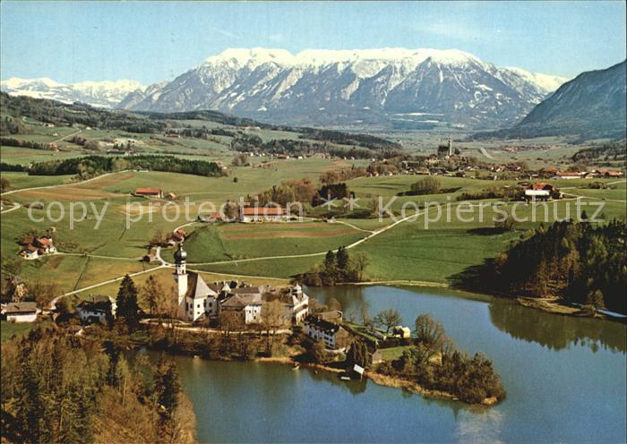 Anger Chiemgau Klosterwirt Hoeglwoerth Fliegeraufnahme