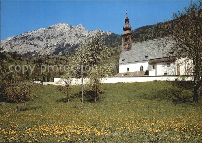 Bad Reichenhall St. Georg Kirche mit Hochstaufen