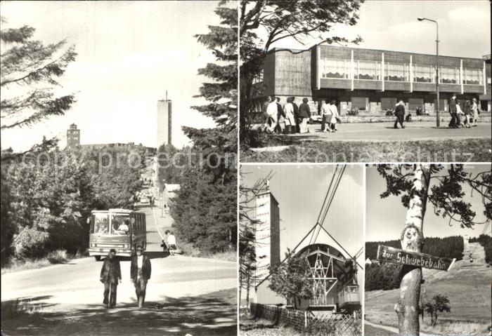 Oberwiesenthal Erzgebirge Restaurant Fichtelberghaus Seilbahn