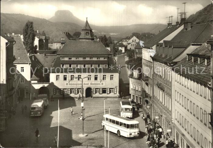 Bad Schandau Marktplatz Erholungsheim Ernst Thaelmann Lilienstein