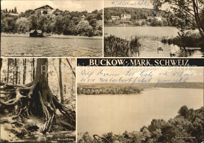 Buckow Maerkische Schweiz Kinderheim Weisse Taube Griepensee Schermuetzelsee