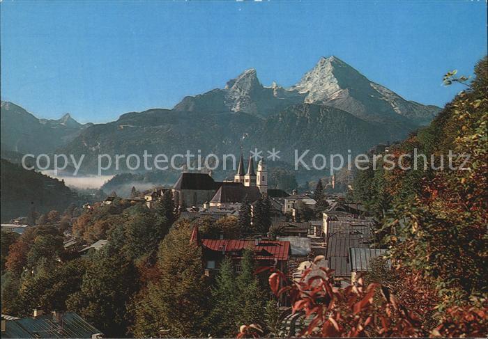 BERCHTESGADEN Bayern mit Watzmann