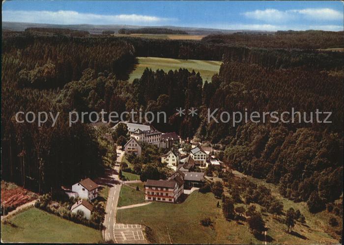 Marienthal Westerwald Fliegeraufnahme Restaurant Pension Zur Post