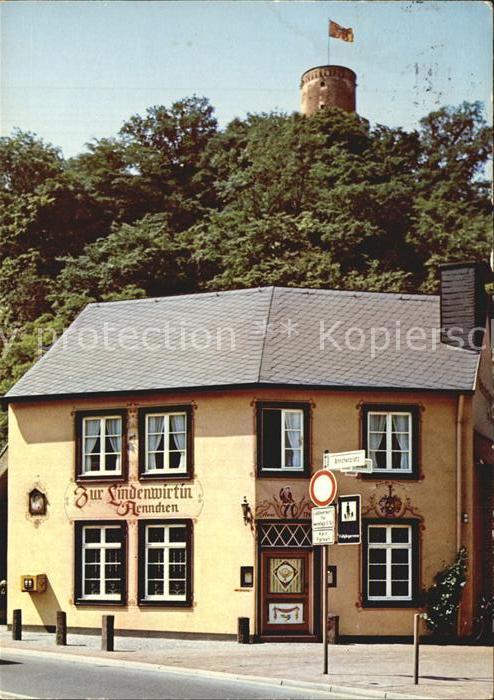 Bad Godesberg Restaurant Zur Lindenwirtin Aennchen mit Burg