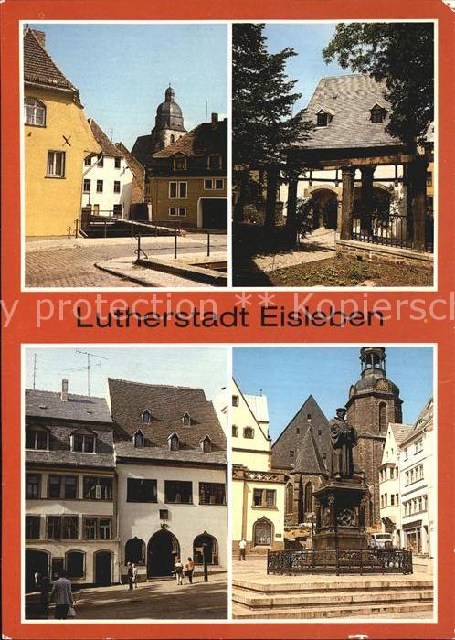 Eisleben Lutherstadt mit Lutherdenkmal
