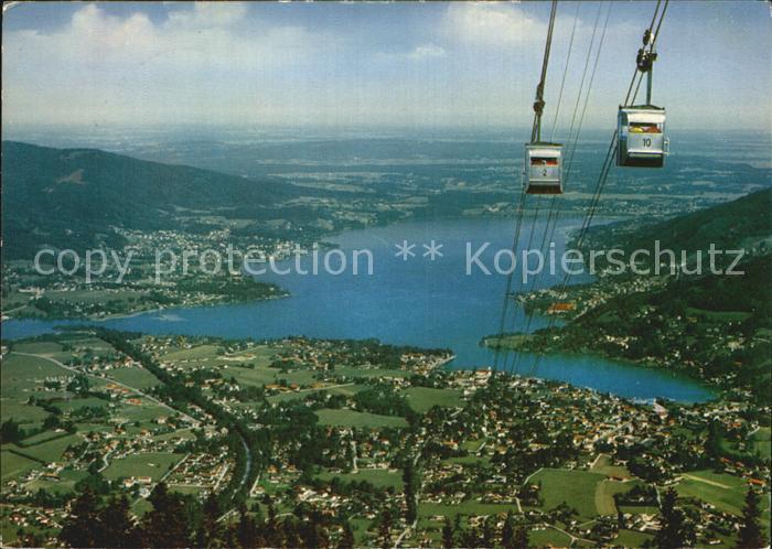 Bad Wiessee Tegernsee mit Wallbergbahn