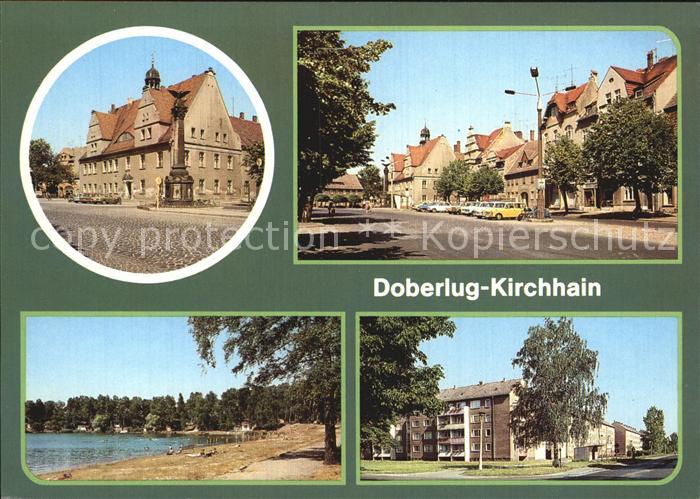 Doberlug-Kirchhain Rathaus Markt Strandbad Erna