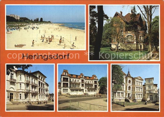 Heringsdorf Ostseebad Usedom Erholungsheime und Strand