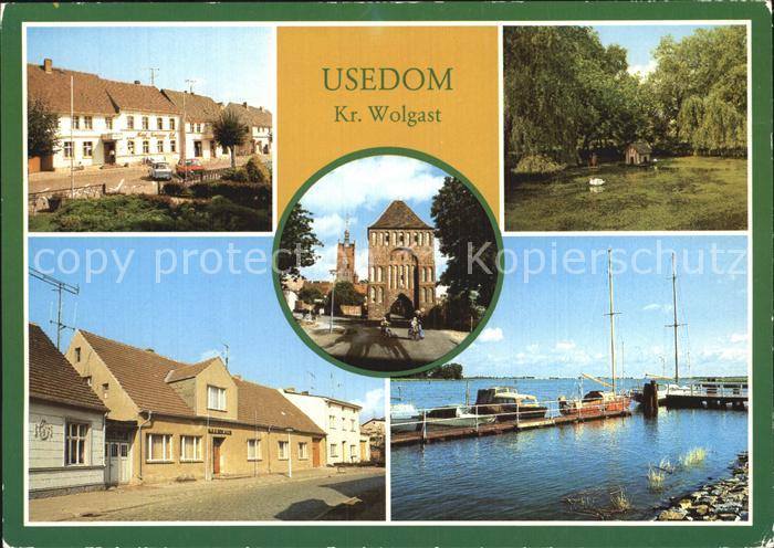 Usedom Mecklenburg-Vorpommern Anklamer Tor Waessering Hafen