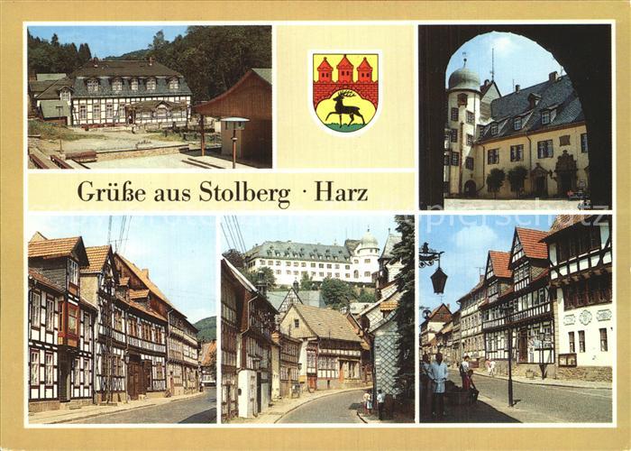 Stolberg Harz Restaurant Waldfrieden Schlosshof Thomas-Muentzer-Gasse Rittergass