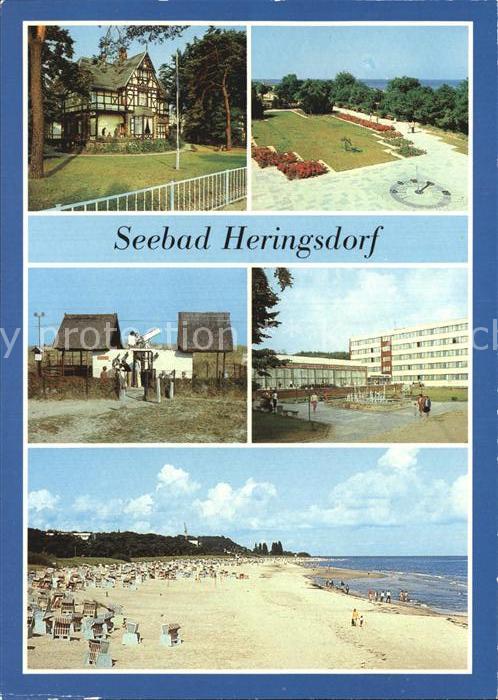 Heringsdorf Ostseebad Usedom Strand Volkssternwarte Sonnenuhr