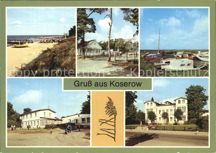 Koserow Ostseebad Usedom Hafen Strand Camping Achterwasser
