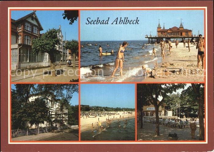 Ahlbeck Ostseebad Strand Seebruecke Kindersanatorium Klaus Stoertebeker