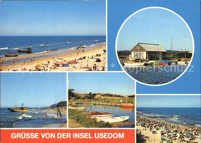 ueckeritz Usedom Koelpinsee Koserow Strand Hafen