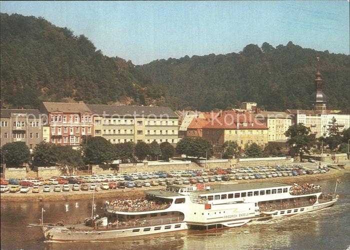 Bad Schandau Partie an der Elbe