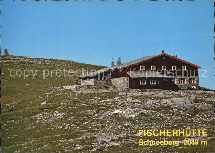 Fischerhuette Schneeberg Puchberg Fischerhuette