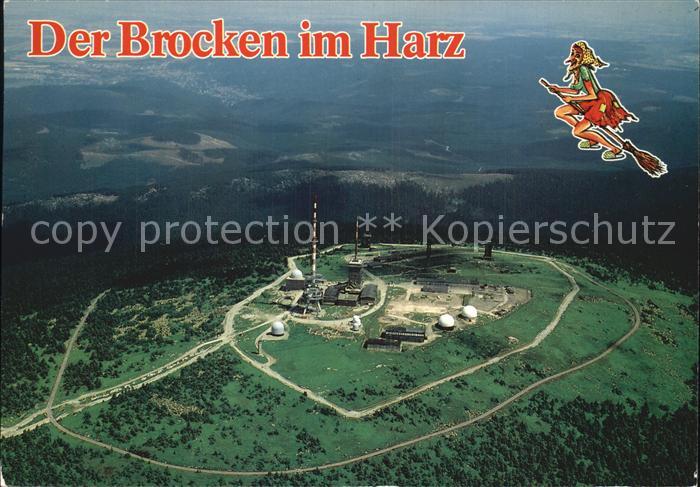 Harz Region Brocken Teilansicht