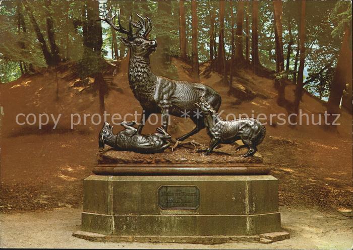 Friedrichsruh Aumuehle Sachsenwald Hirschgruppe