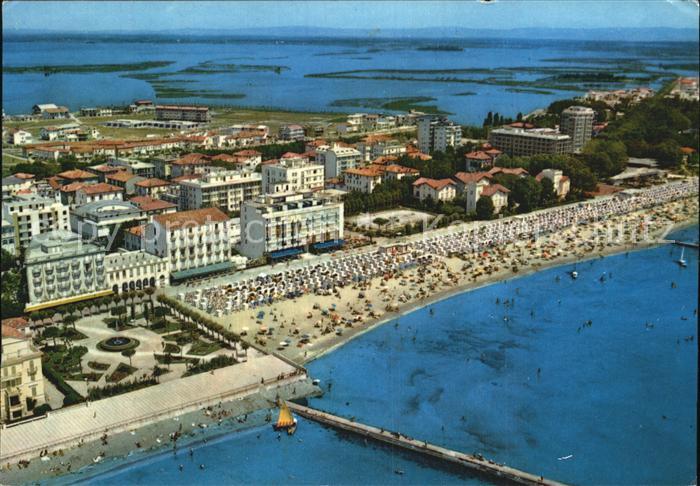 Grado Pineta Veduta aerea Strand
