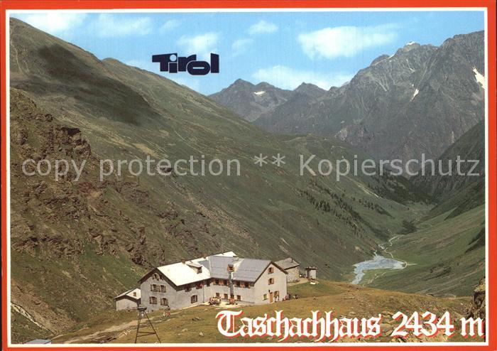 Tirol Region Taschachhaus Taschachtal Pitztal