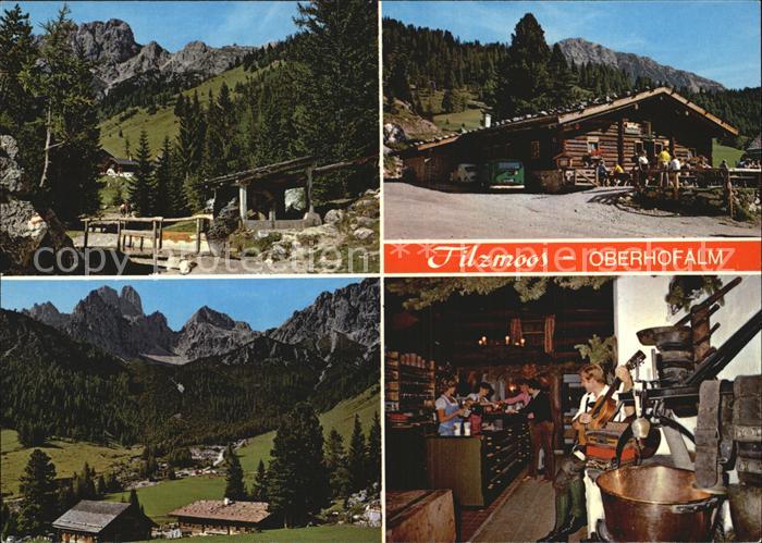 Filzmoos Ausflugsziel Oberhofalm am Fusse der Bischofsmuetze