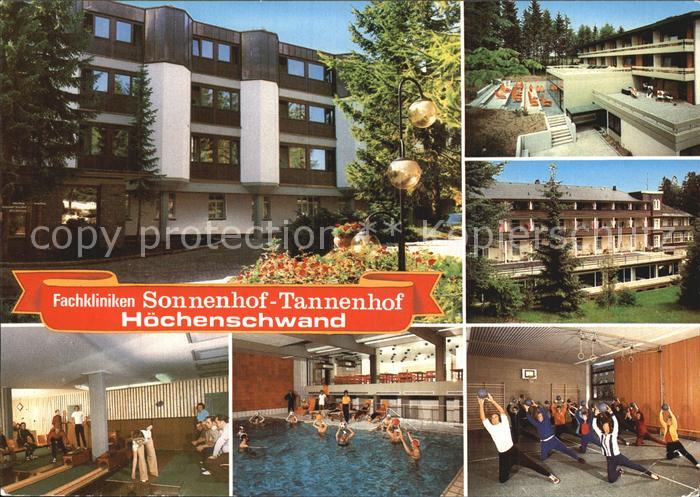 Hoechenschwand Schwarzwald BW Fachkliniken Sonnenhof Tannenhof Kurort